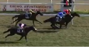 OREGON ganando el Gran Premio The Jockey