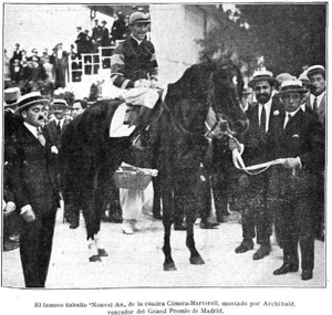 NOUVEL AN tras vencer en 1920 el primer Gran Premio de Madrid