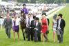 Celebración de la familia OBrien tras la tercera Coronation Cup seguida de St Nicholas Abbey.